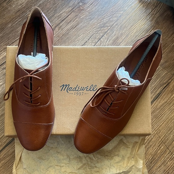 Madewell Shoes - Madewell ”Clare” Leather Lace-Up Oxfords NIB
